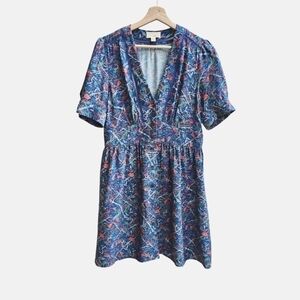 Anthropologie The Korner Floral Bohemian Style Button-down Dress, Size Medium
